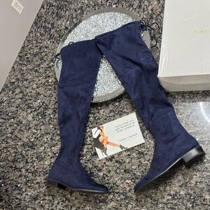 Marc Fisher Women's Deep Blue Over-the-Knee Boots NEW 6